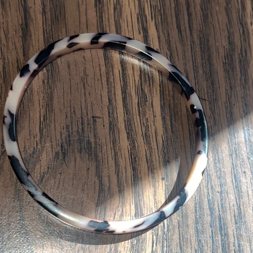Leopard Print Bangle Bracelet